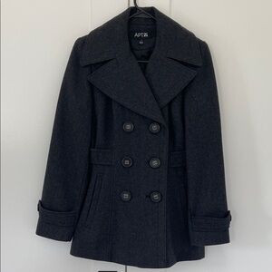 Like New • Apt. 9 • Women's Charcoal Peacoat • Size Small